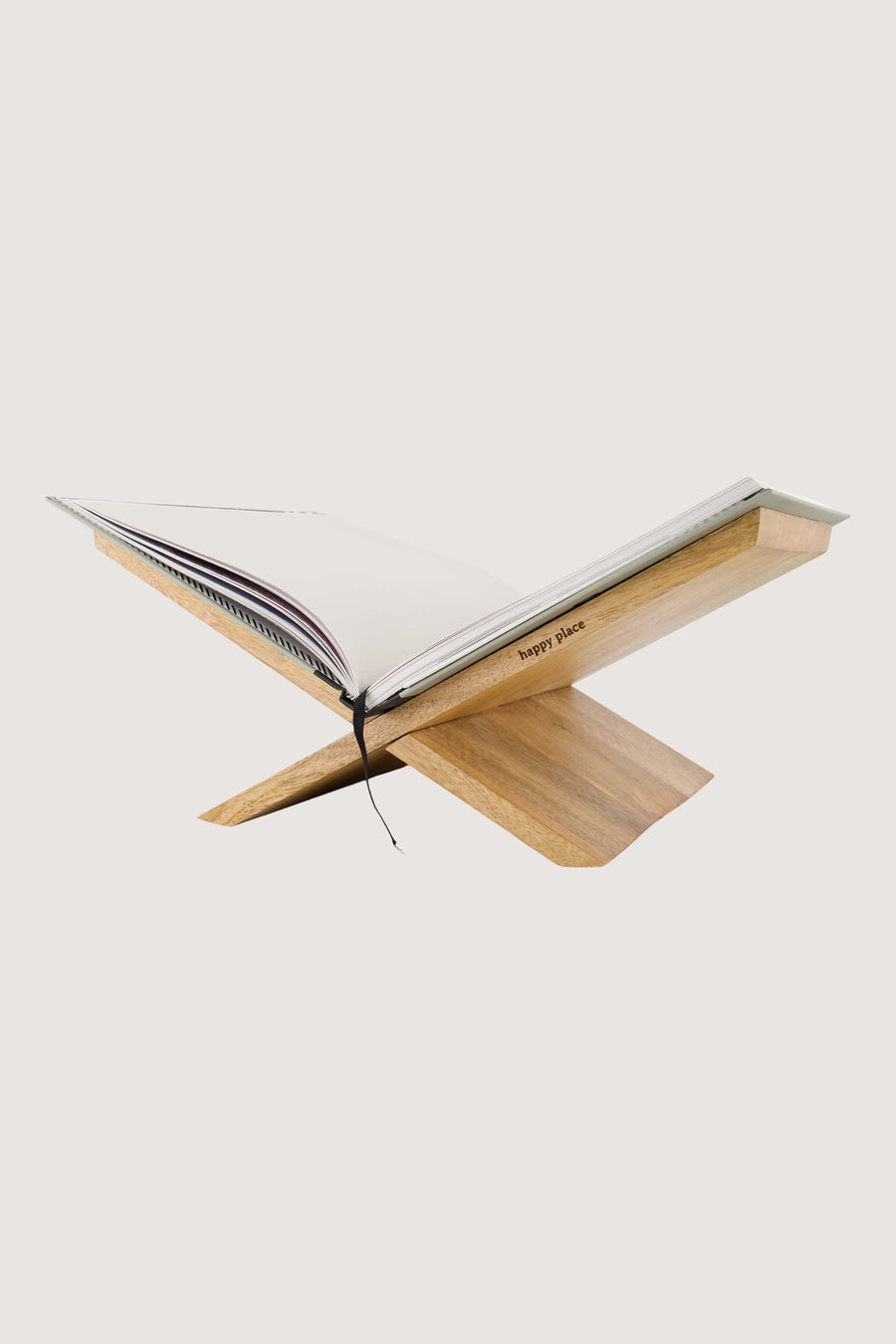 book stand happy place | natural