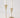 candle cover metal heart gold | gold
