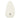 vase ceramic heart white/silver | white/silver