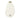 vase ceramic heart white/silver | white/silver