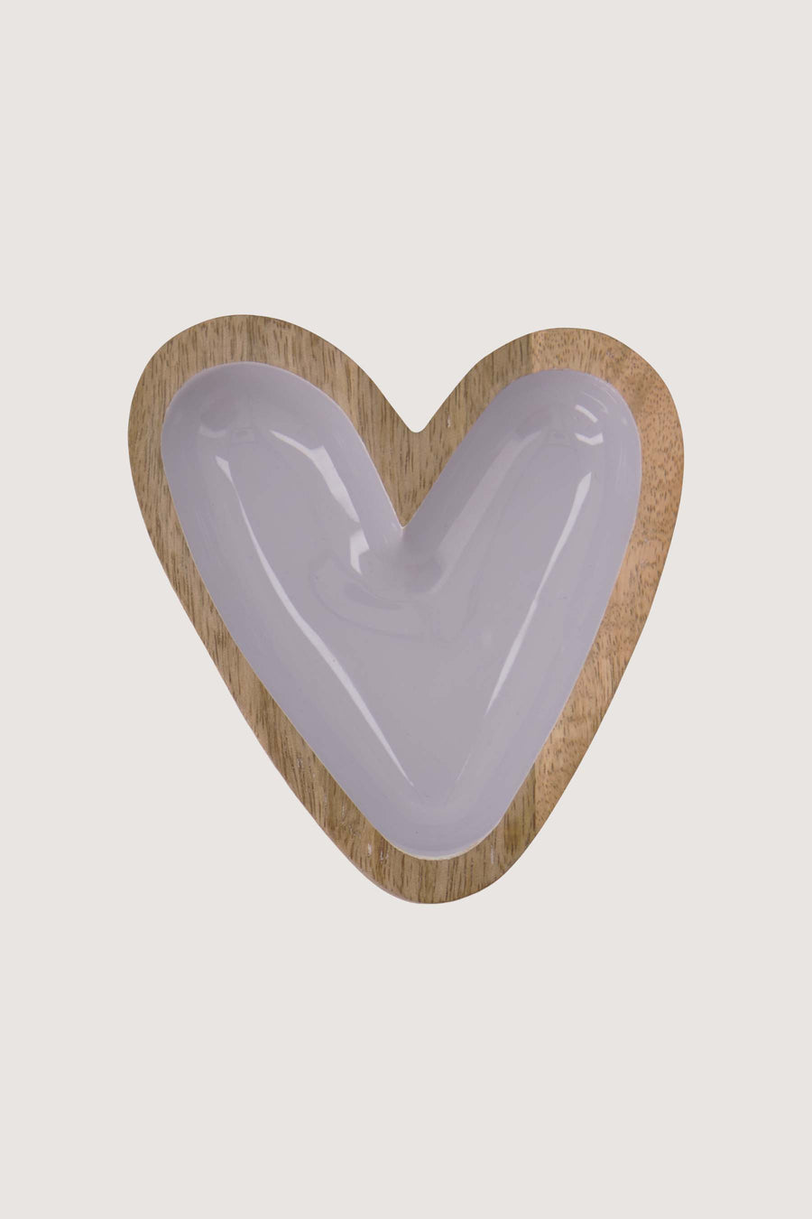 wooden bowl heart blue | blue