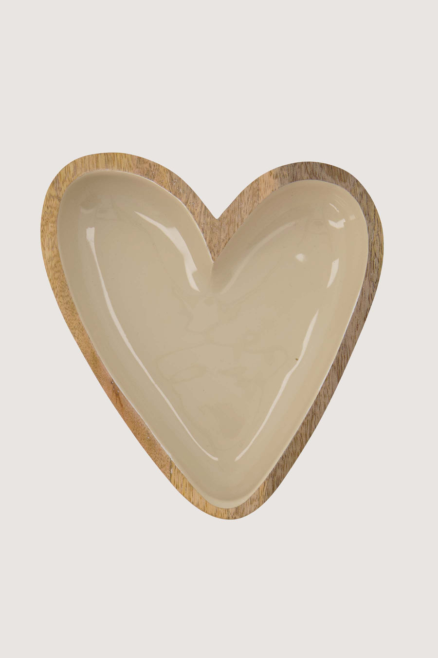 wooden bowl heart sand | sand