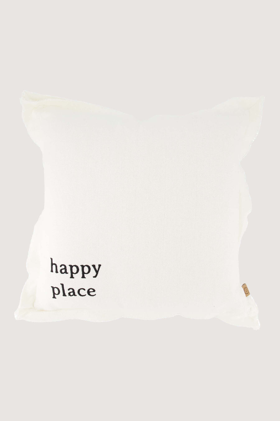 cushion happy place 45x45cm | off white