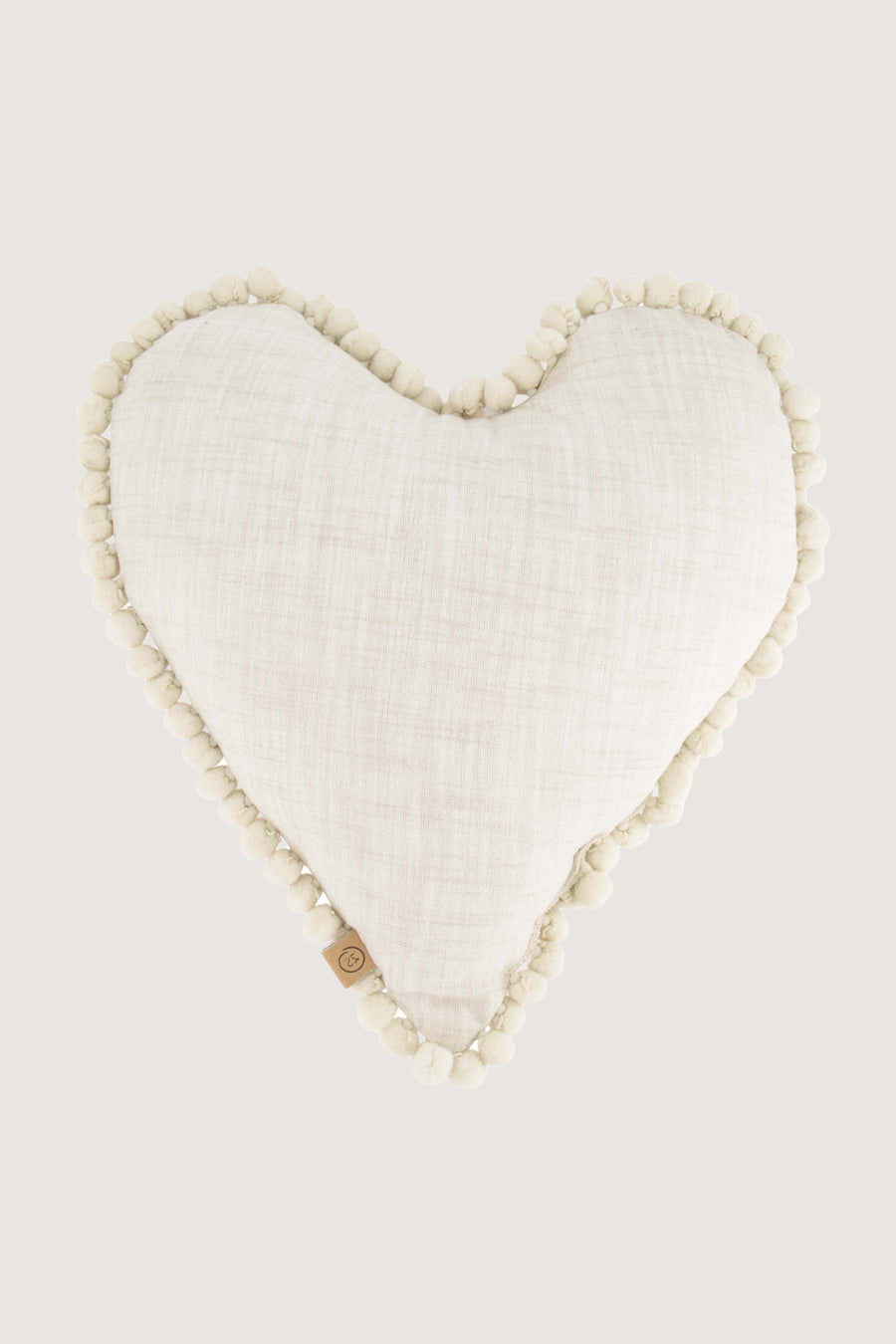 heart-shaped pillow 36x40cm | salt and pepper
