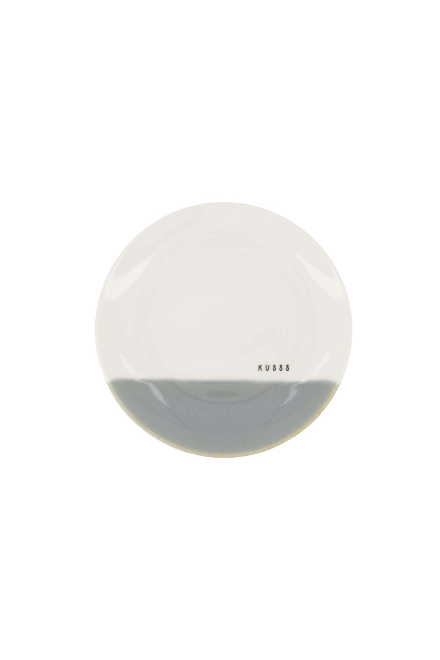 cake plate kusss | white / gray-blue