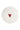 bowl heart white/red | white/red