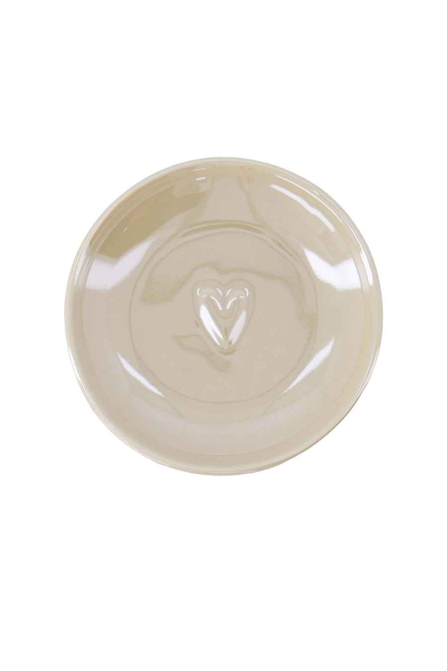 small dish mother-of-pearl heart | sand