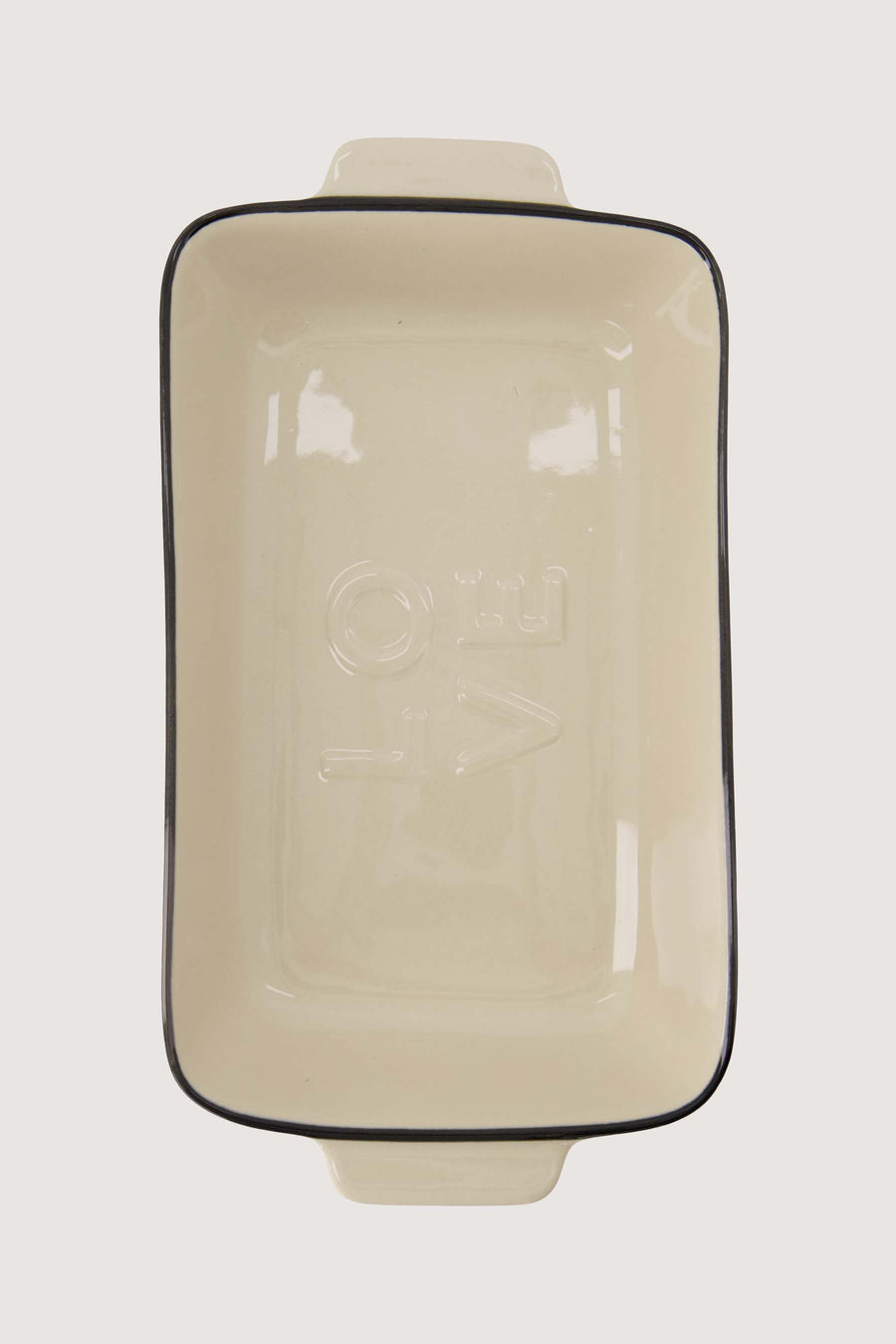 Ceramic Love Baking Dish | sand