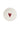 dip bowl heart white/red | white/red
