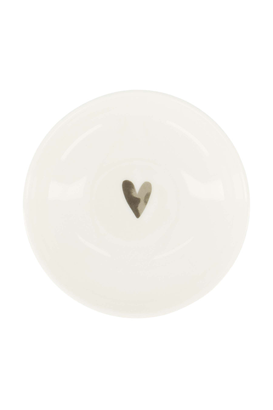 bowl heart white/silver | white/silver
