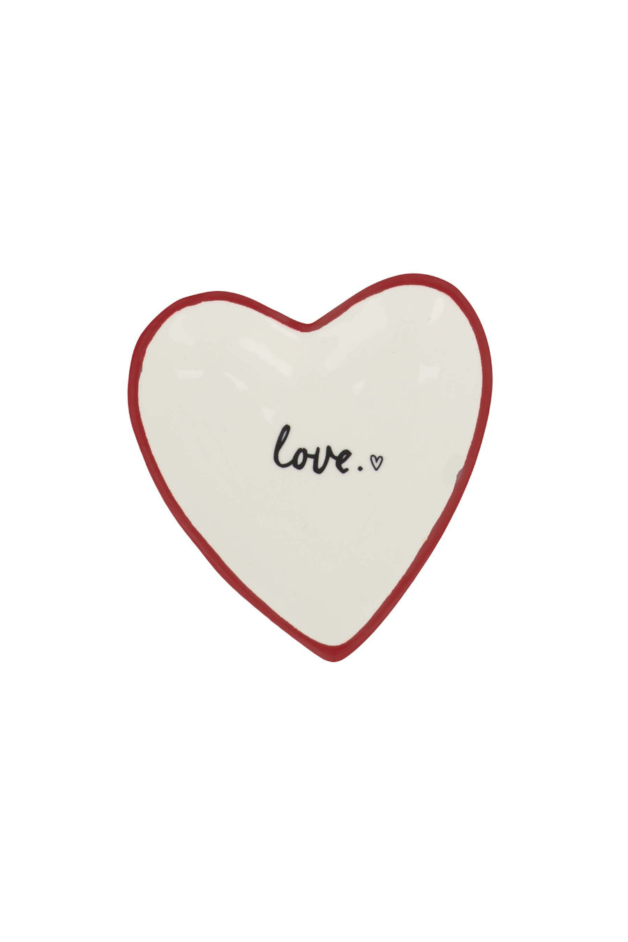 tea tip heart love white/red | white / black / red