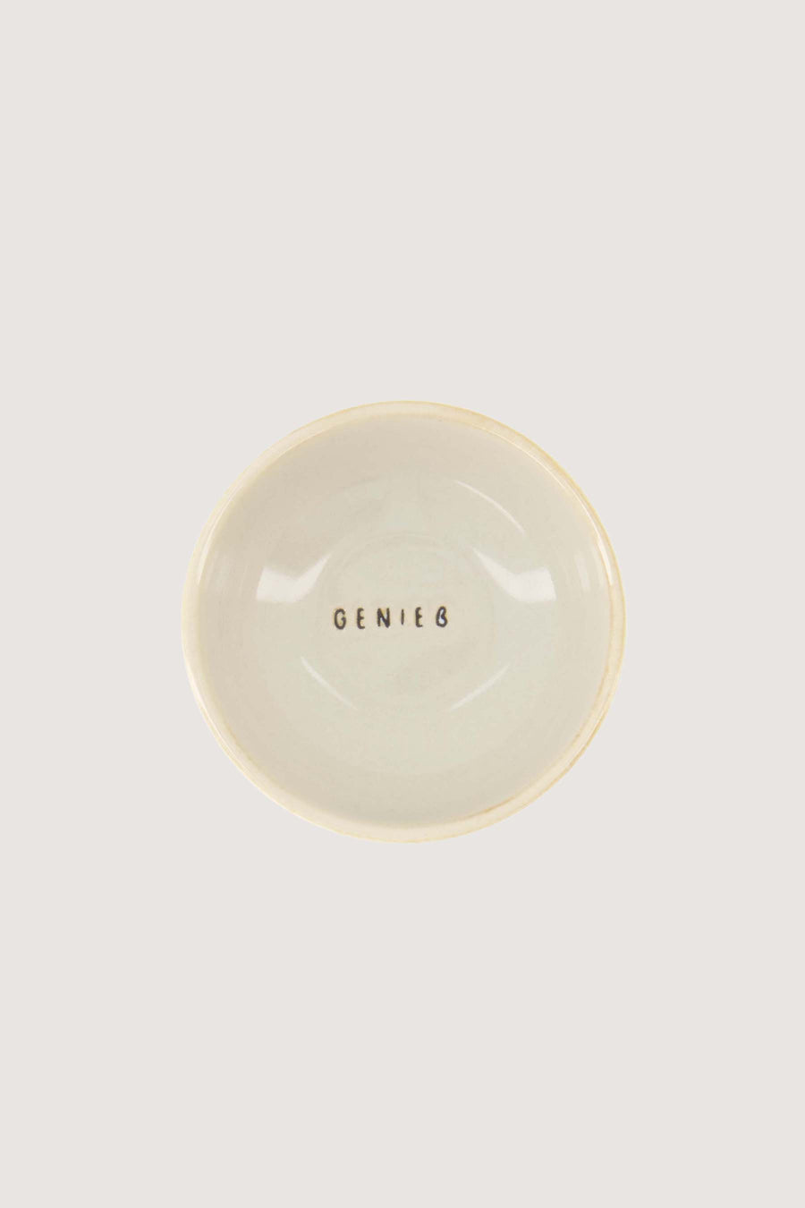 dip dish geniess | white / sand