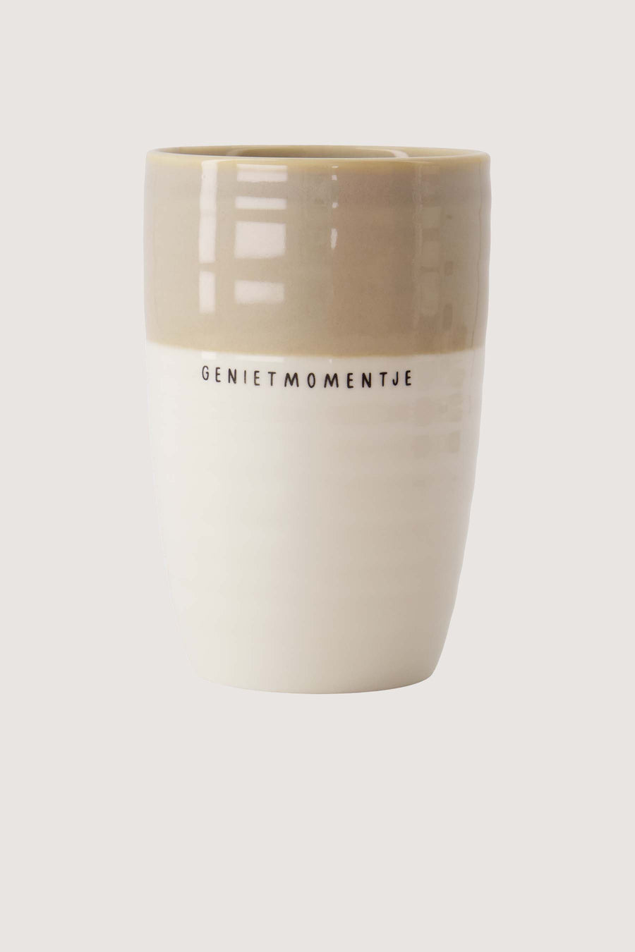 mug L moment of enjoyment | white / sand