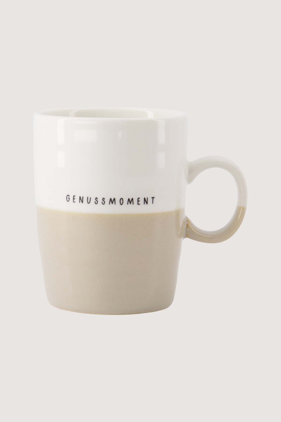 teacup moment of enjoyment | white / sand