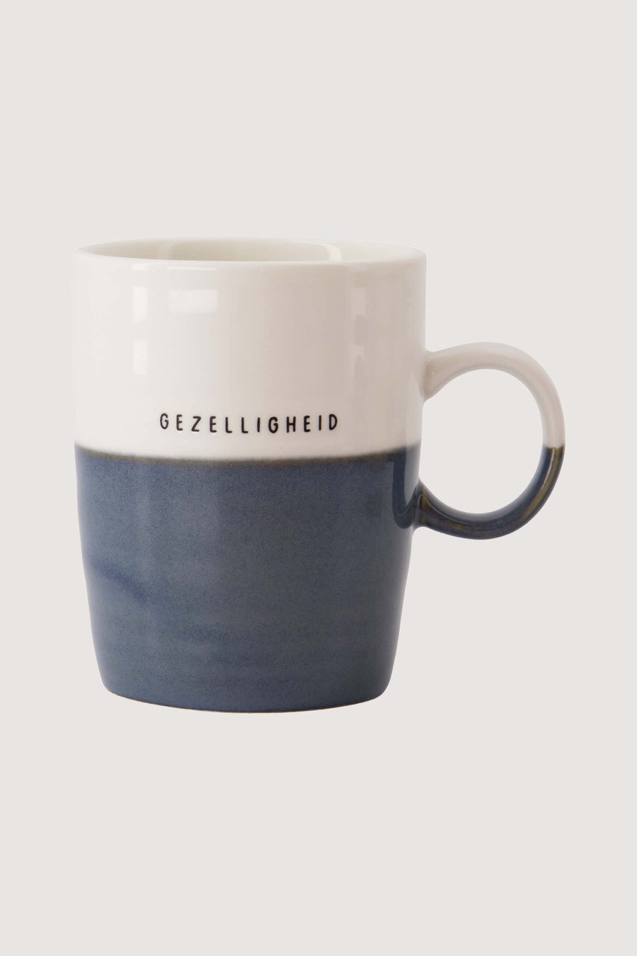 tea mug cosiness | white / blue