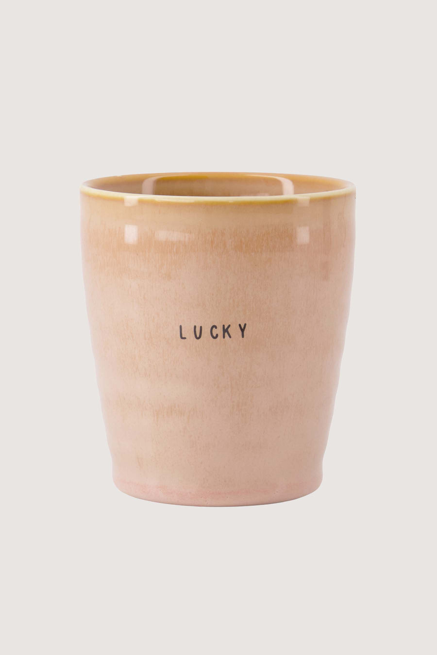 coffee mug lucky | pink