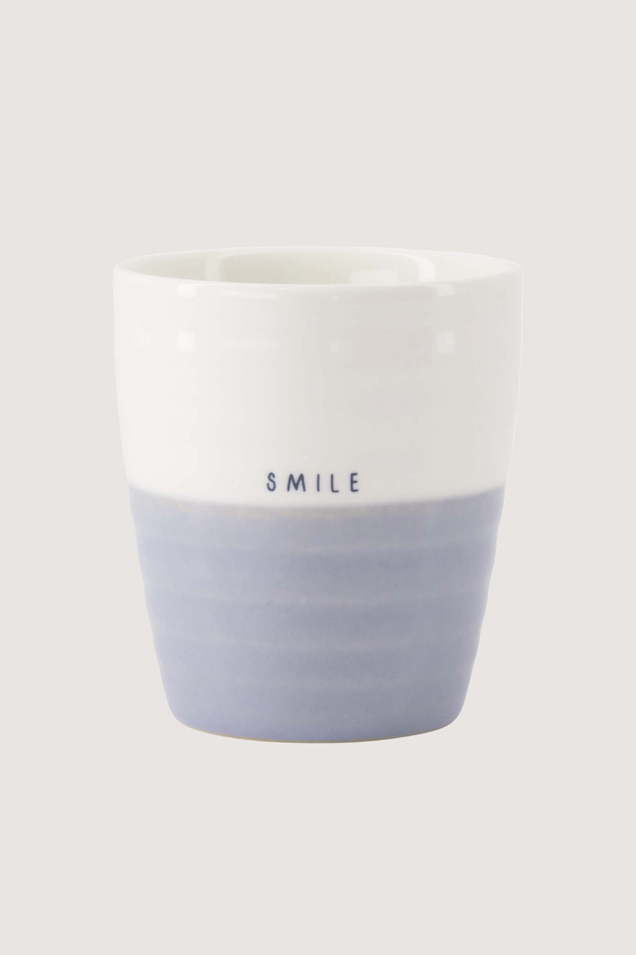 coffee mug smile | white / light blue