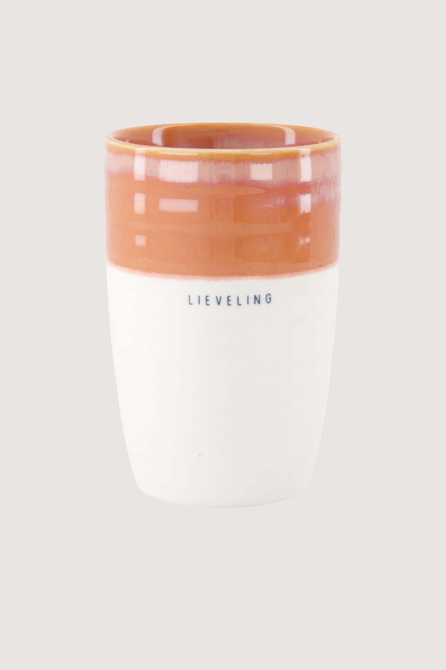 mug L darling | white / dark pink
