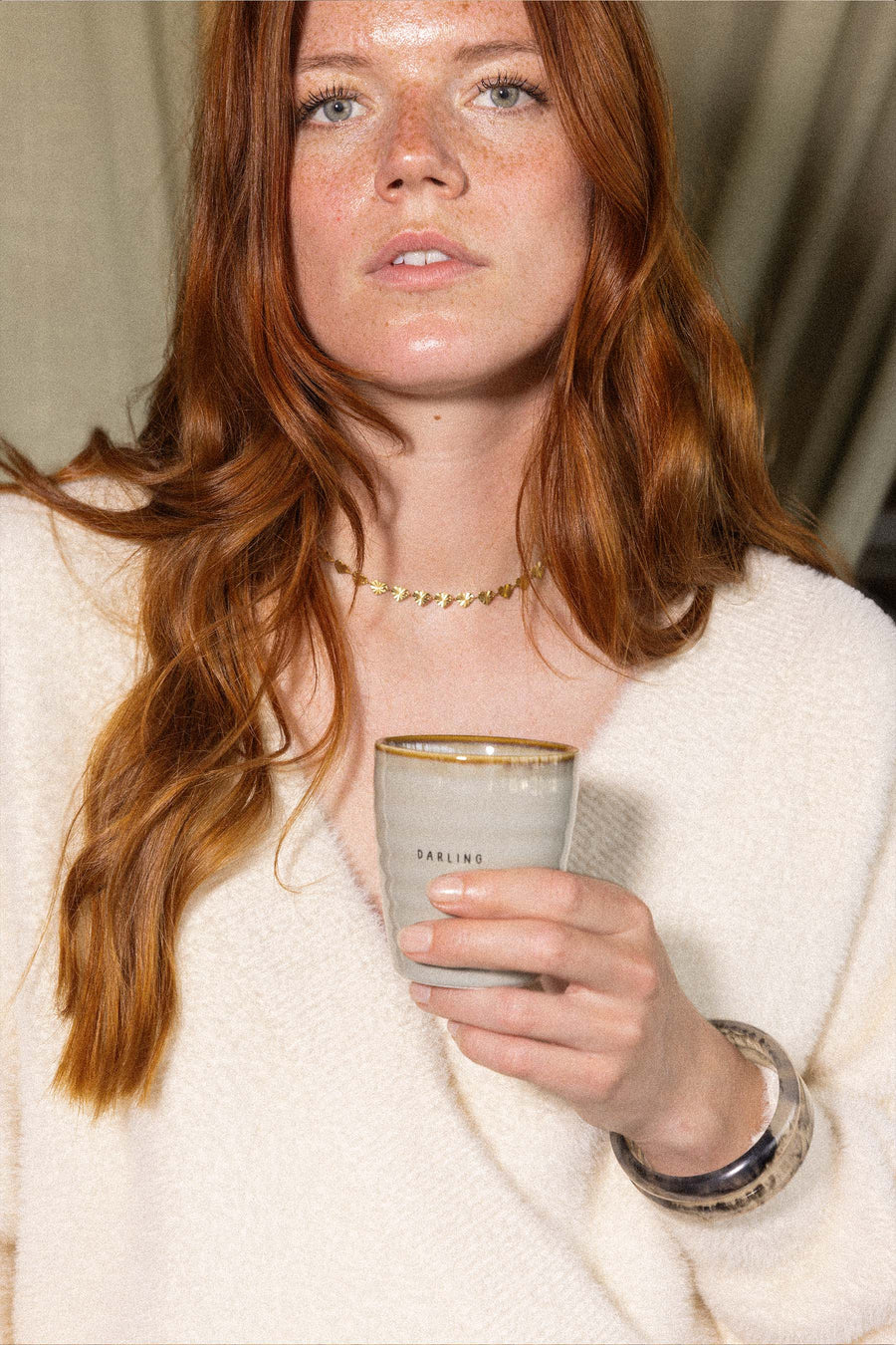 coffee mug darling gray-blue | gray-blue