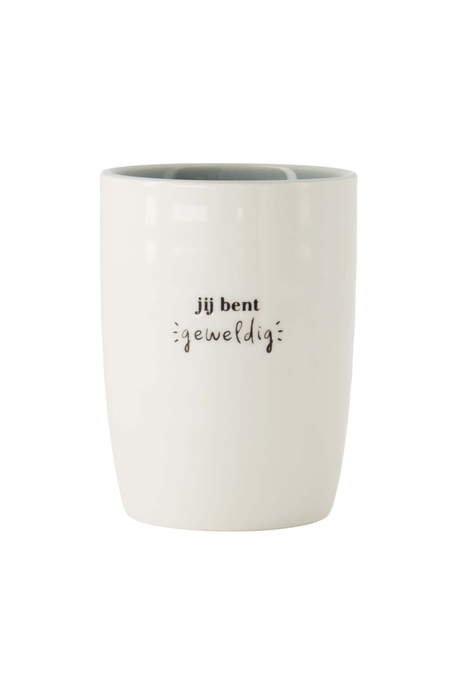 coffee mug you are awesome white/gray blue | white/gray blue