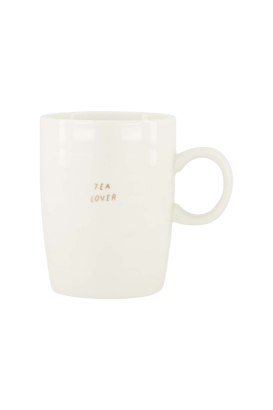 tea mug tea lover white/gold | white/gold