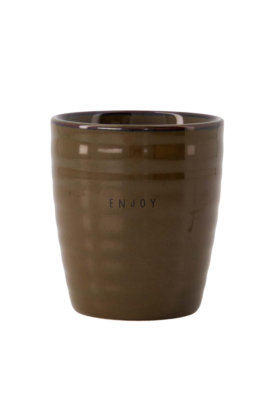 coffee mug enjoy brown | brown