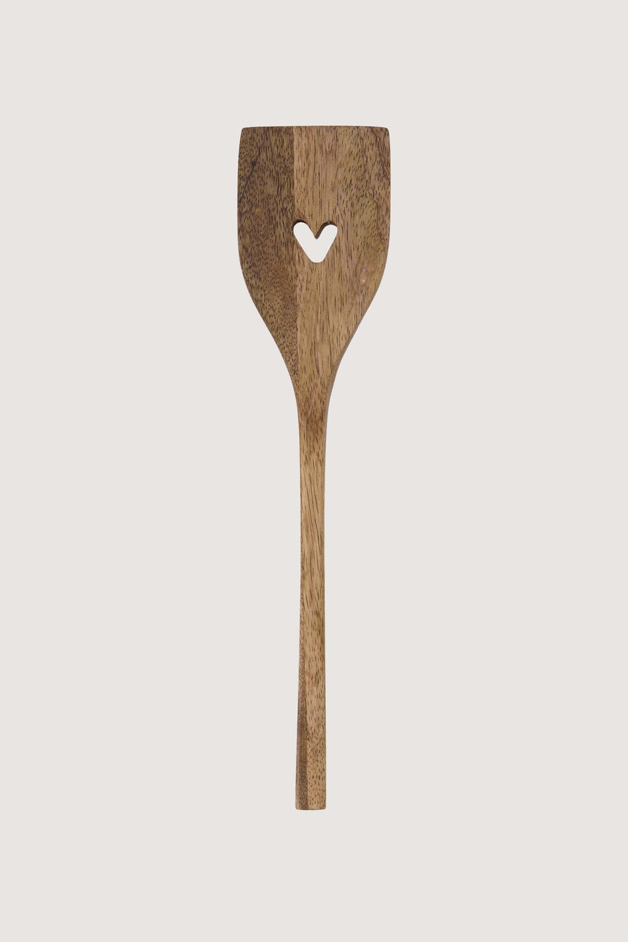 wooden heart spatula | natural