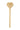 spoon wood heart shape natural | natural