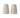 pepper & salt set pepper salt | white / sand