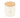 storage jar with lid ceramic M line heart | white