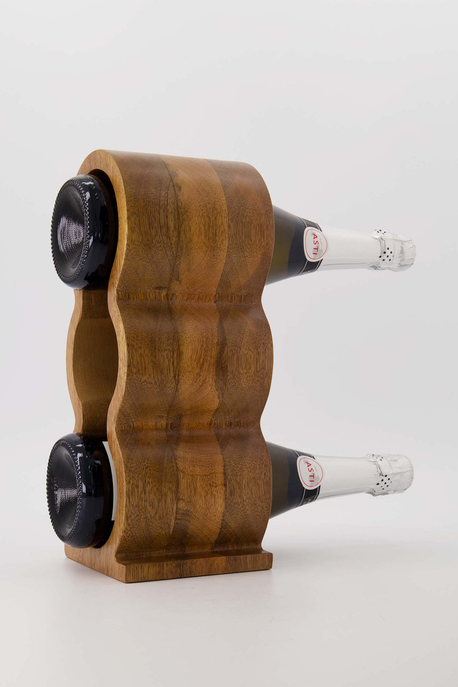 wine rack wood natural | natural