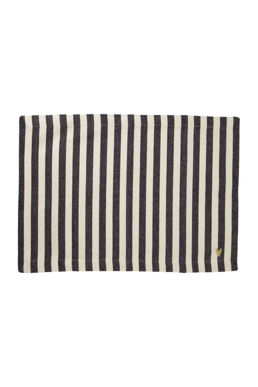 placemat stripe | anthracite gray / white