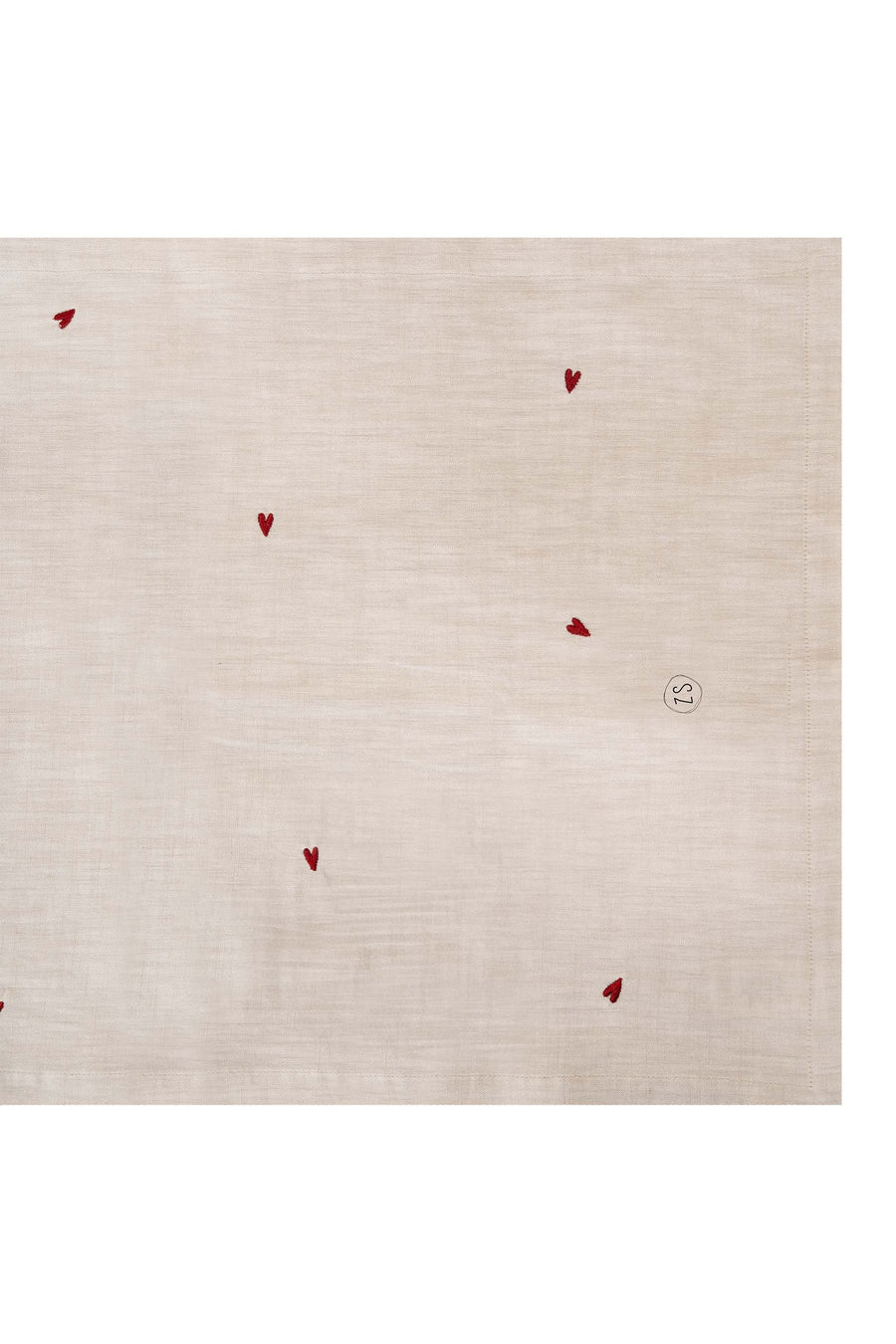 table runner 300x50cm | salt and pepper / red