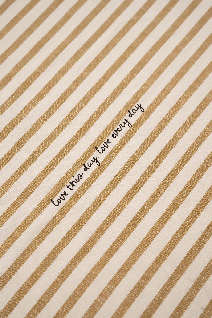 table runner stripes love this day | honey