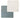 set of 2 dishcloths so cute white/gray blue | white/gray blue