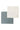 set of 2 dishcloths so cute white/gray blue | white/gray blue
