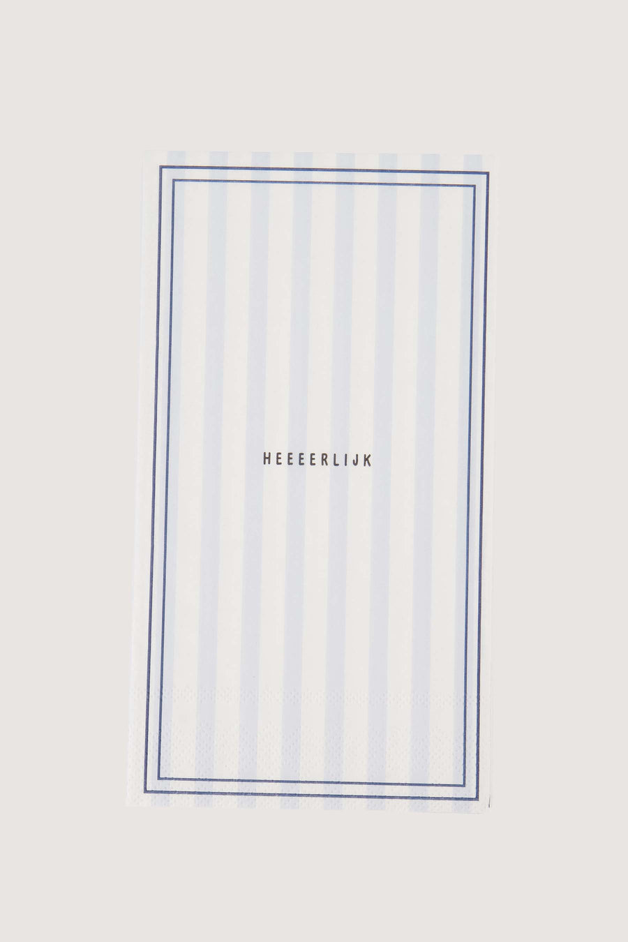 napkins rectangle stripe lovely | white / blue