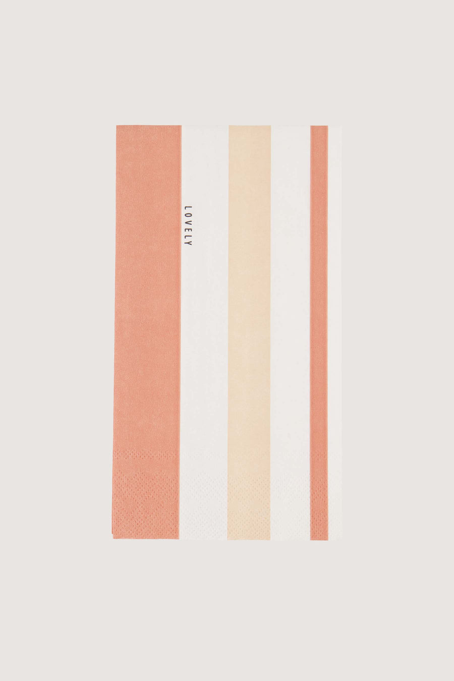 rectangular striped napkins lovely | white / pink / dark pink