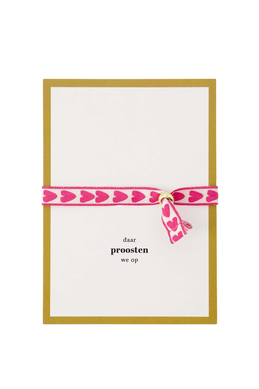 postcard bracelet hearts pink | pink