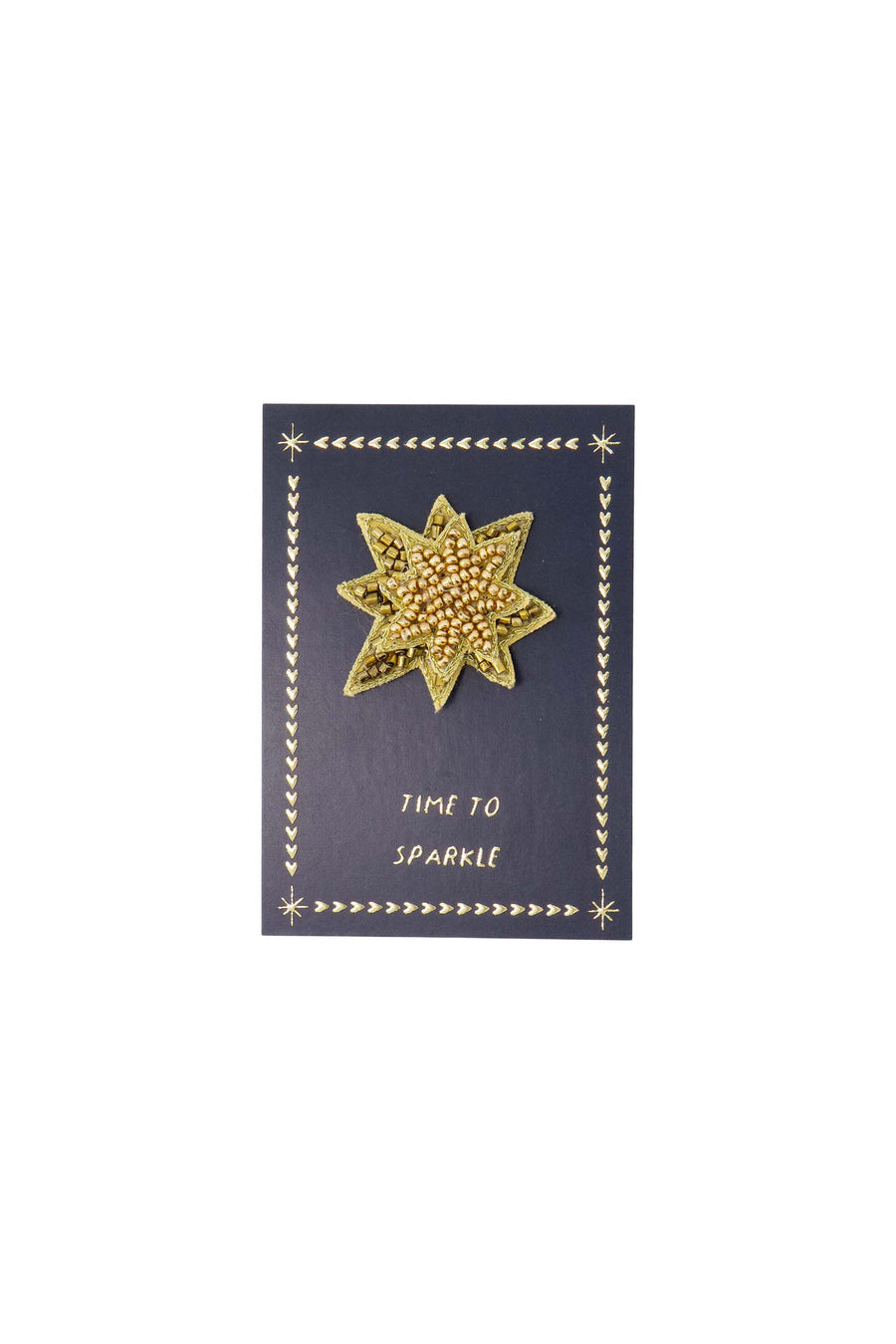 brooch time to sparkle dark blue | dark blue