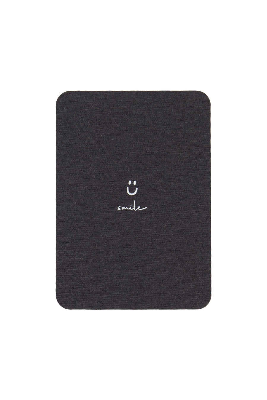 linen card | black