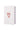 greeting card heart ironing logo | white / red