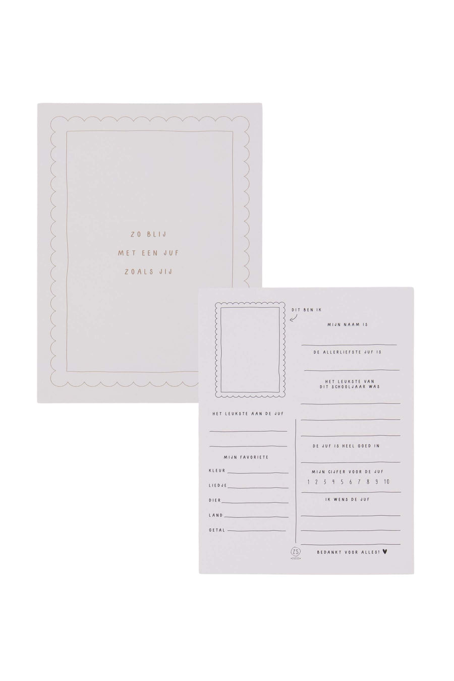 postcard teacher | white