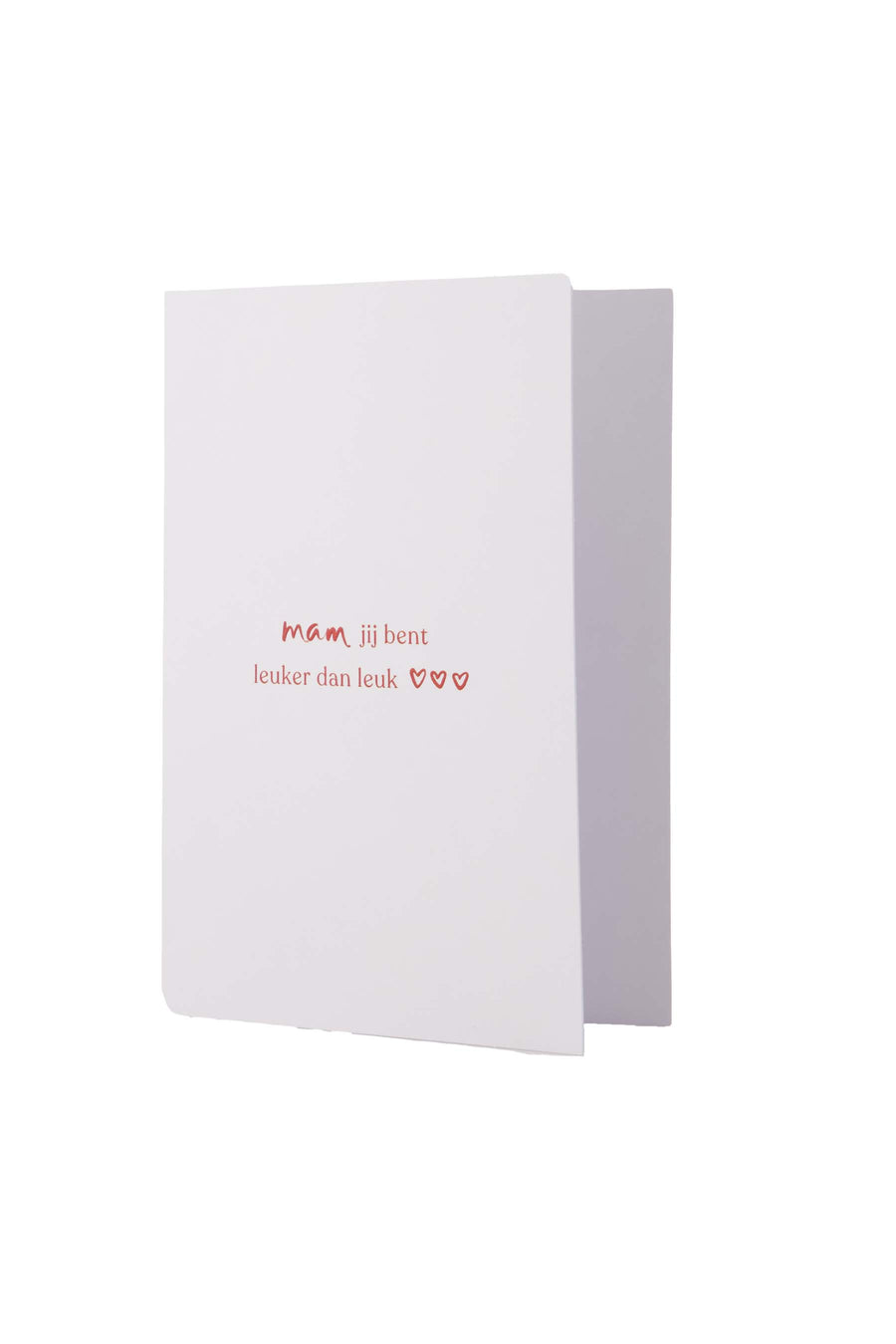 greeting card mom | white / red
