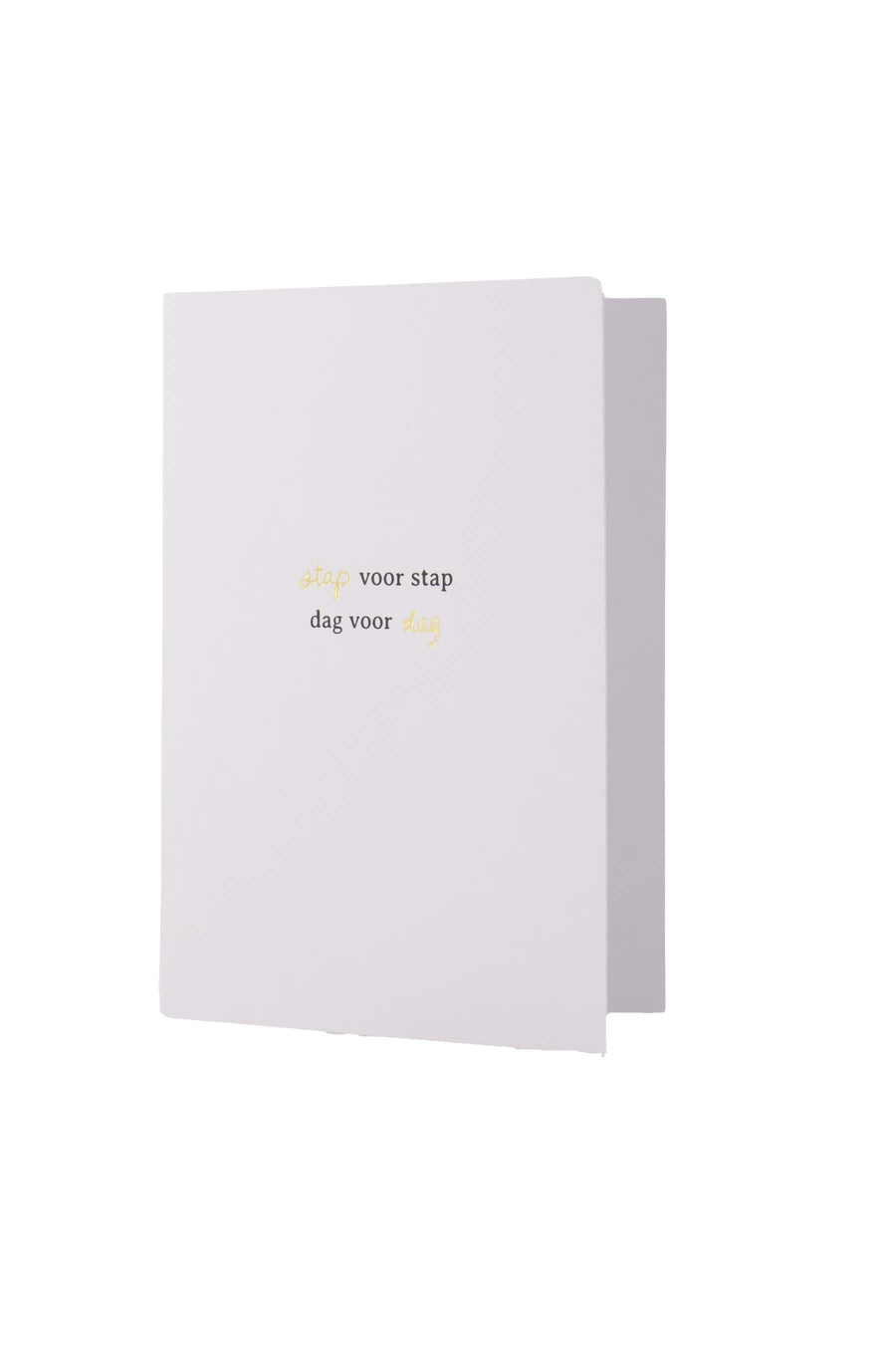 greeting card step by step | white / gold