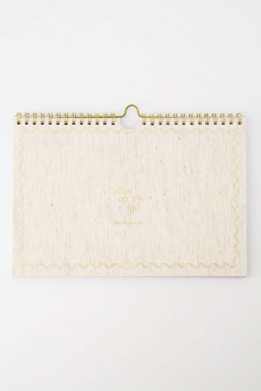 familieplanner alles op z'n tijd linnen | linnen