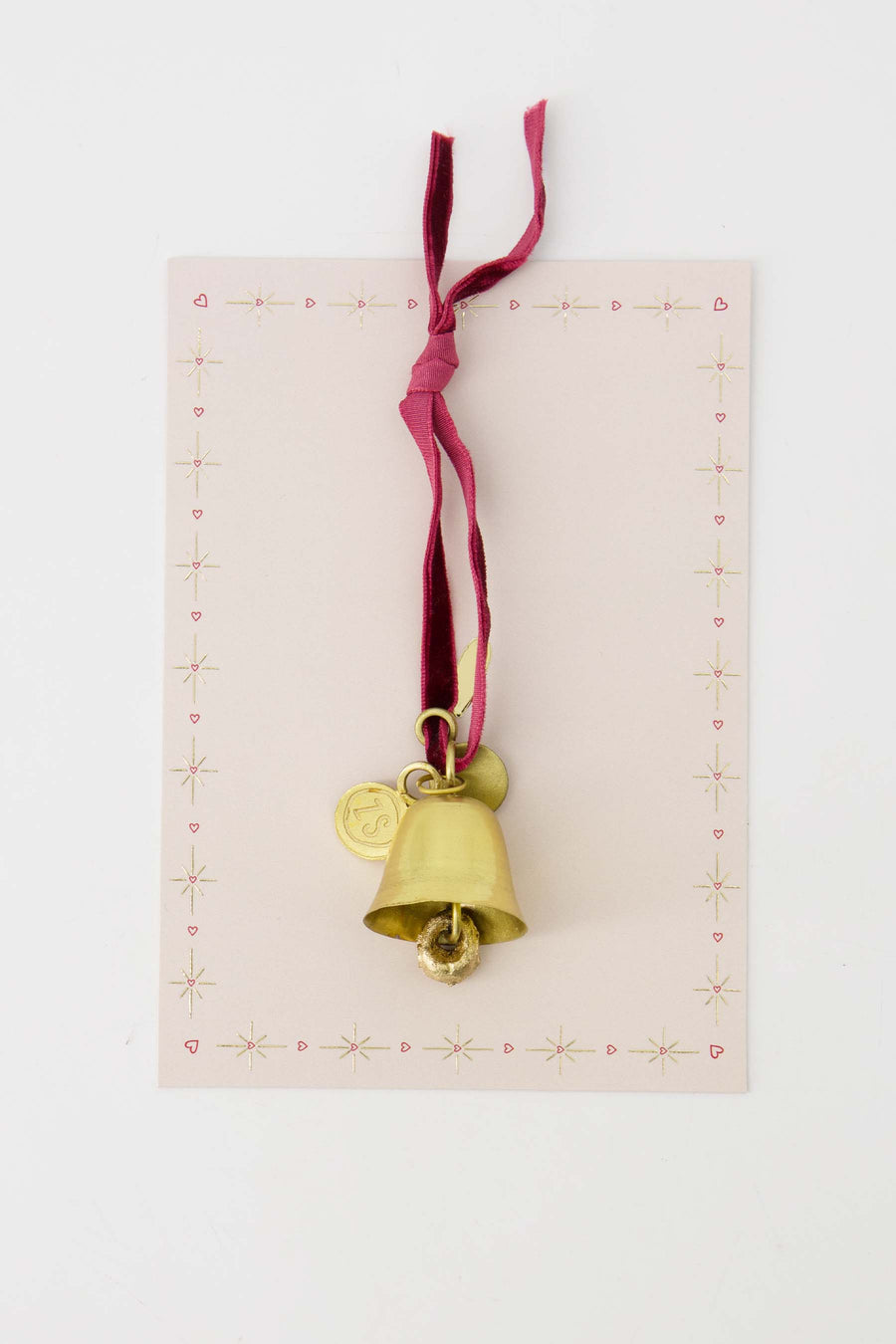 kersthanger metaal bel goud | goud