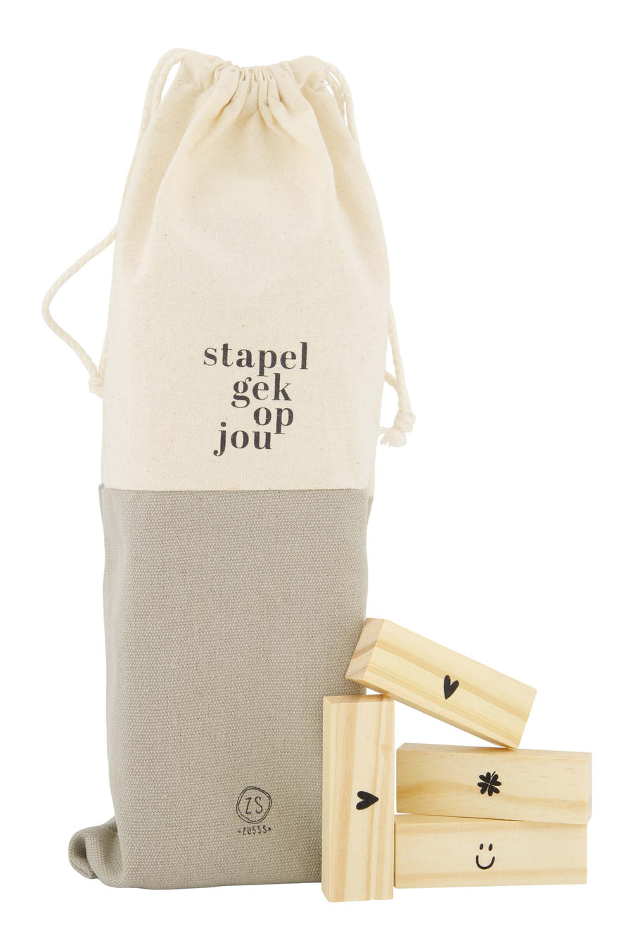 game wood stack crazy about you natural | natural