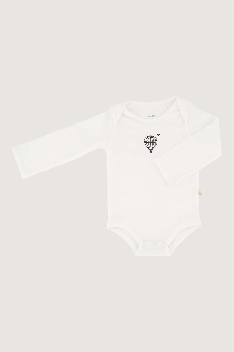 romper in gift box welcome little cutie | white / black