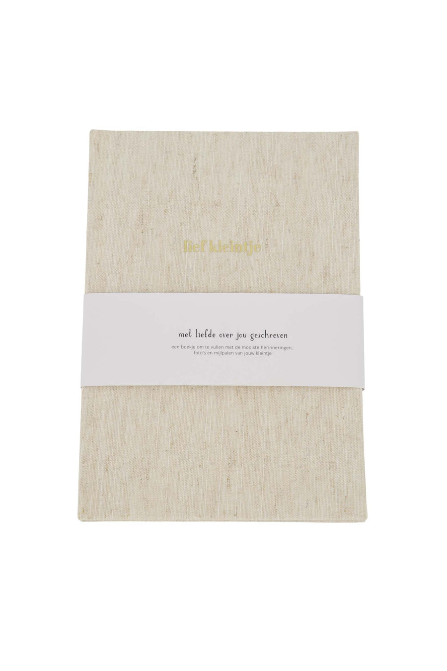 memory booklet linen/gold | linen/gold